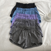 透气排汗休闲跑步瑜伽健身锻炼阔腿热裤 速干运动短裤 薄款 夏季 女