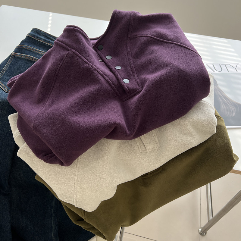 巨保暖奥粒绒立领卫衣女秋冬小个子厚实锁温宽松舒适上衣内搭外套,女装/女士精品,卫衣/绒衫,淘宝优惠券,粉丝福利购,淘宝优惠卷