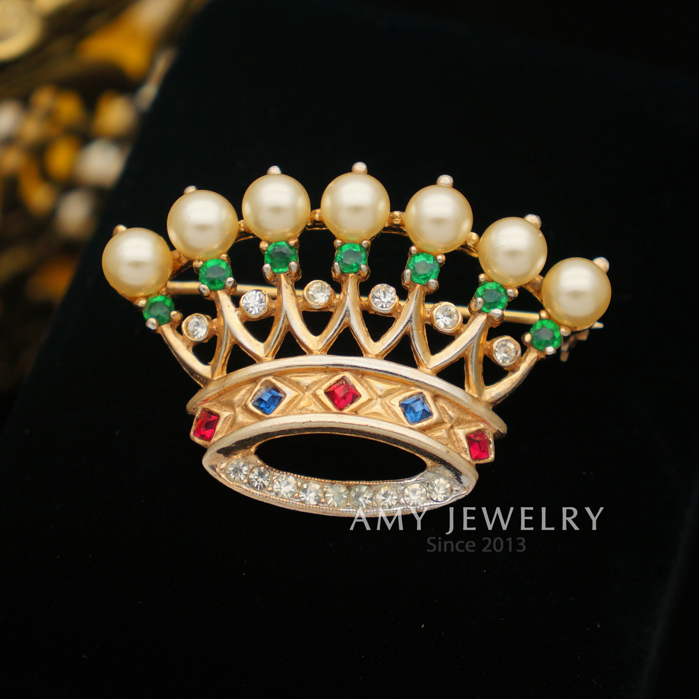 Trifari翠法丽胸针收藏品专利款