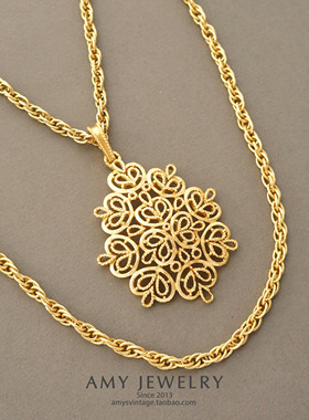 TRIFARI翠法丽项链古董首饰