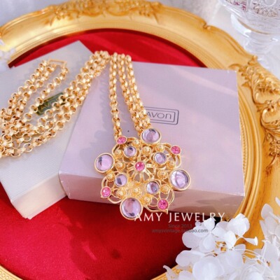 Barrera古董首饰项链带原盒