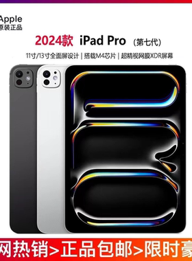 Apple/苹果 iPad Pro 2024款 11/13英寸平板电脑 M4芯片 新款热销
