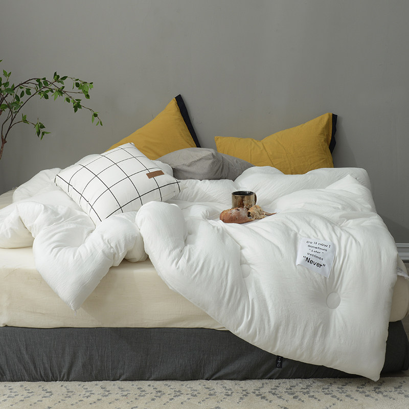 水洗棉被子冬被加厚保暖春秋被单人学生宿舍双人全棉被被芯空调被,床上用品,化纤被,淘宝优惠券,粉丝福利购,淘宝优惠卷