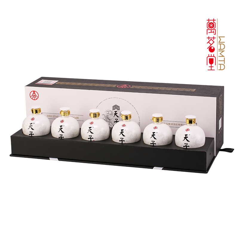 真龙天子民族龙250mL浓香型白酒(6瓶装)礼盒装