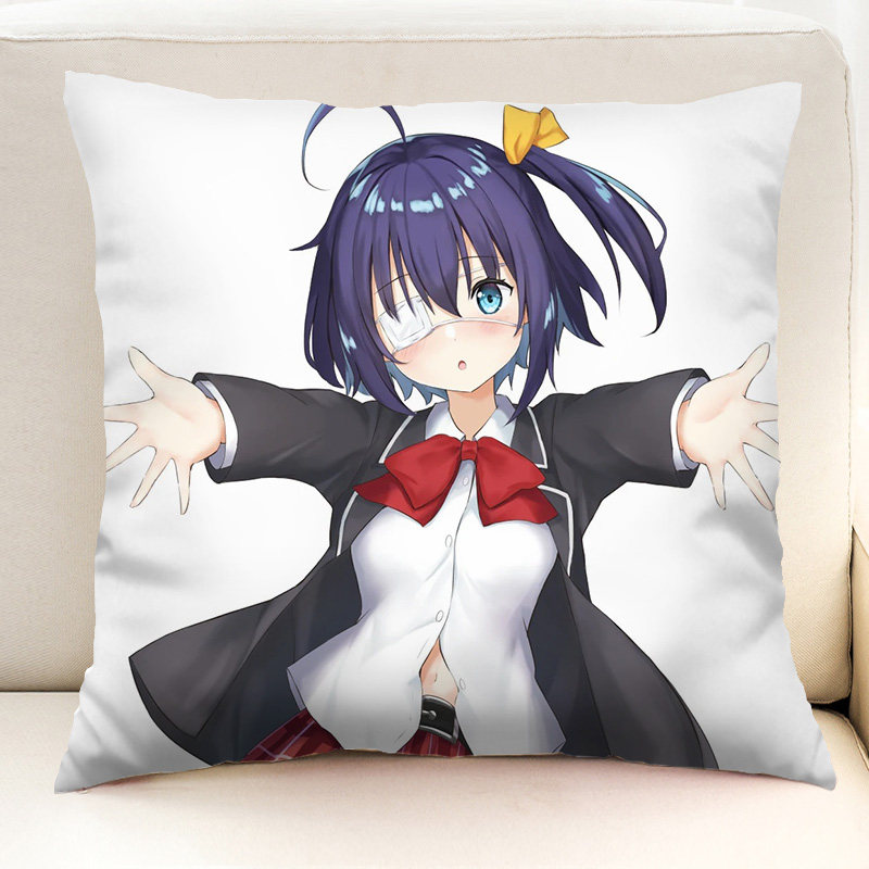 小鸟游六花抱枕中二病也要谈恋爱动漫周边二次元美女枕头靠垫DIY