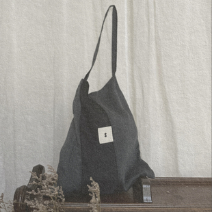 意大利亚麻绿调条纹mini小方包袋 ATELIERSOMEPIECE 工碎