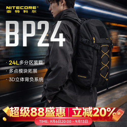 奈特科尔BP24多用途双肩通勤背包