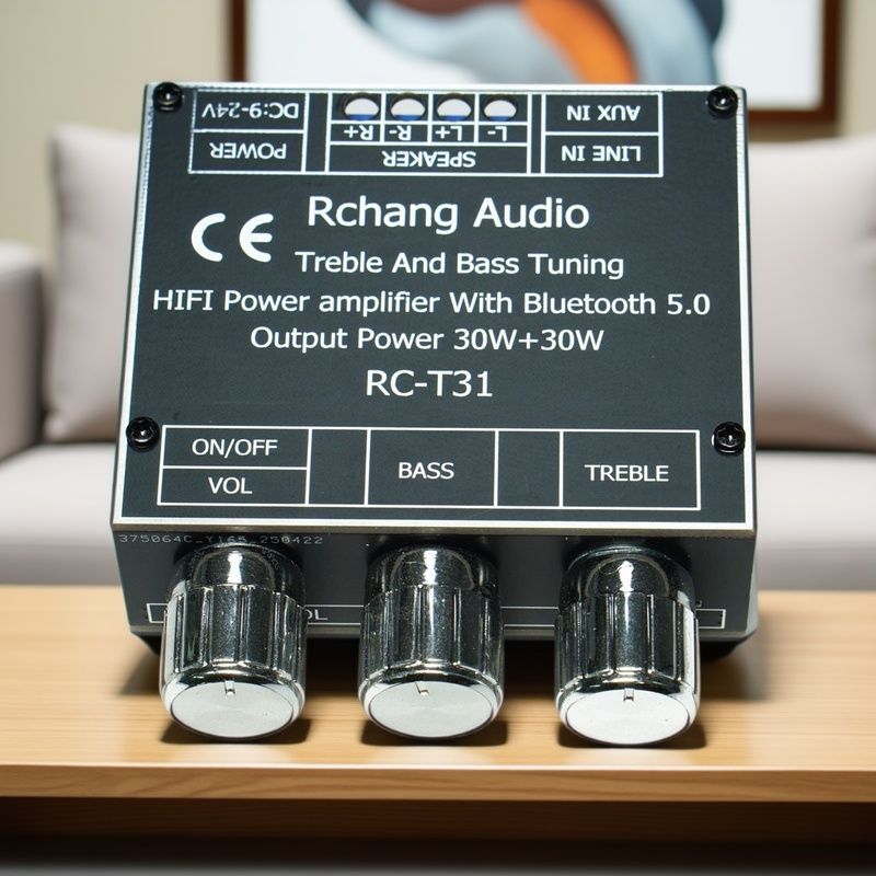 HIFI级高保真5.1蓝牙数字功放板2.0双声道立体声高低音模块T31