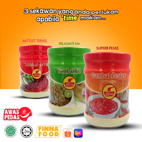 印尼进口finna菲娜190g青椒虾膏