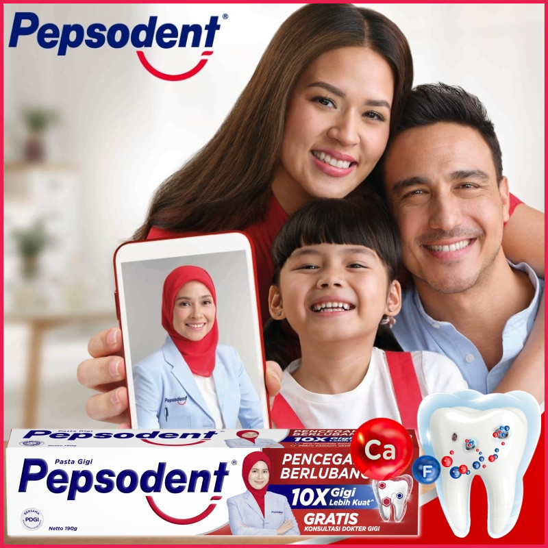 Pepsodent防蛀牙牙膏双重配方