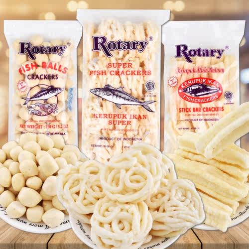 Rotary巨港鱼饼鱼条鱼球波蒜片