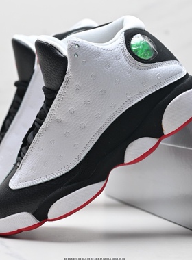 aj13男鞋反转熊猫黑白灰色黑红季后寨皇家蓝运动休闲篮球鞋OG复古