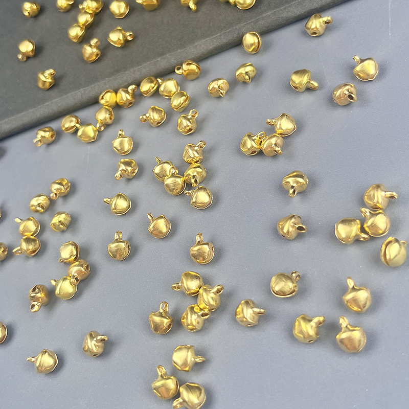 DIY饰品配件混装6/8mm水滴铁铃铛古风发夹飘带铃铛装饰挂件手链