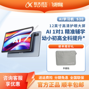 科大讯飞AI学习机S30 256G小初高智能家平板家教机智能护眼大屏