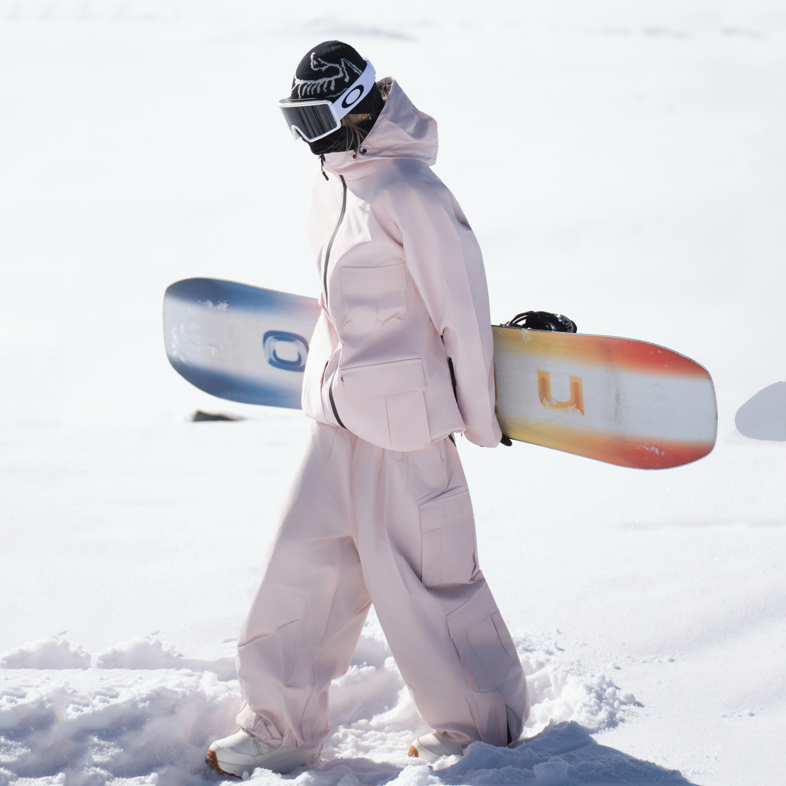 雪比特  单板3L滑雪服女 加厚宽松oversize 防水压胶滑雪裤男款