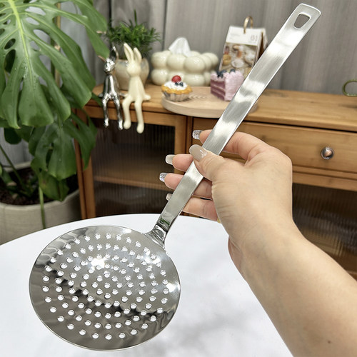 18/10不锈钢长柄漏勺加厚