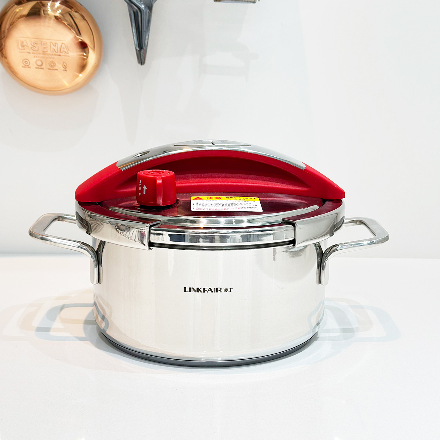 凌丰316不锈钢高压锅小型压力锅