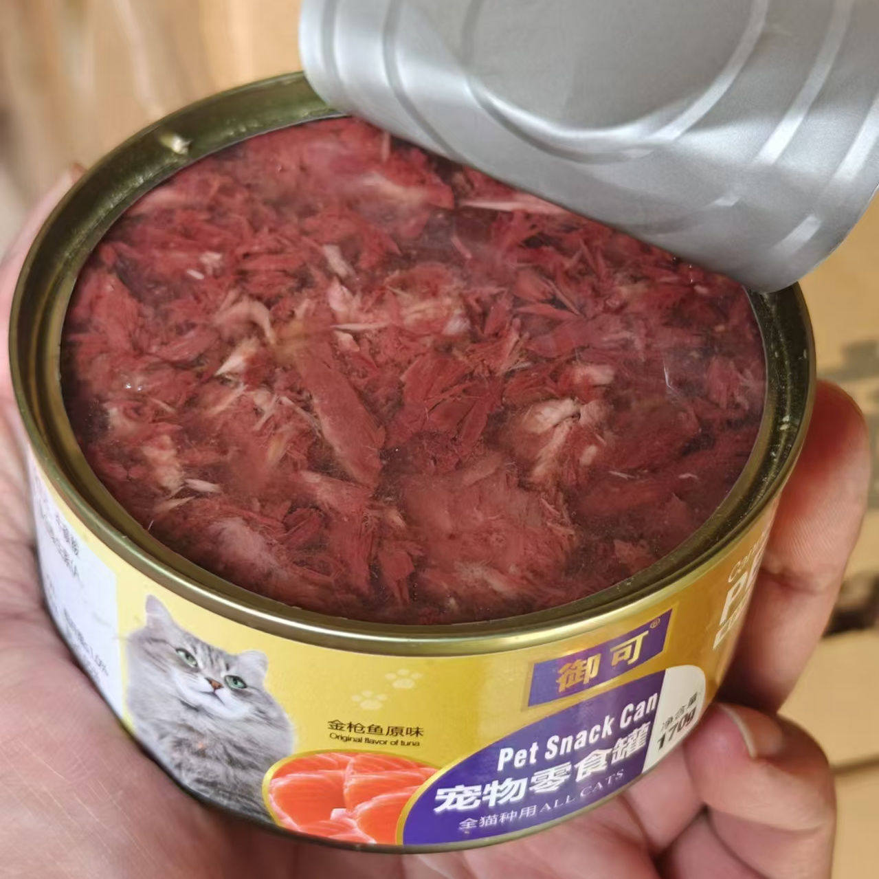 【回购率95%】御可猫罐头170g肉块罐12罐整箱金枪鱼增肥补水猫咪