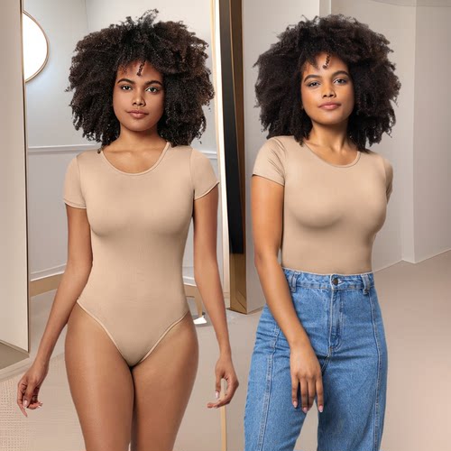 高腰俄罗斯外贸圆领连体衣/裤