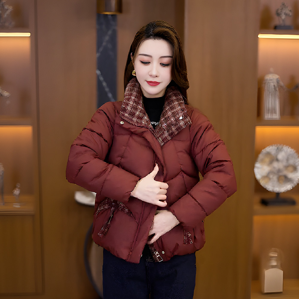 时尚洋气加厚棉衣女冬季新款韩版宽松显瘦保暖短款立领棉袄外套,女装/女士精品,棉衣/棉服,淘宝优惠券,粉丝福利购,淘宝优惠卷