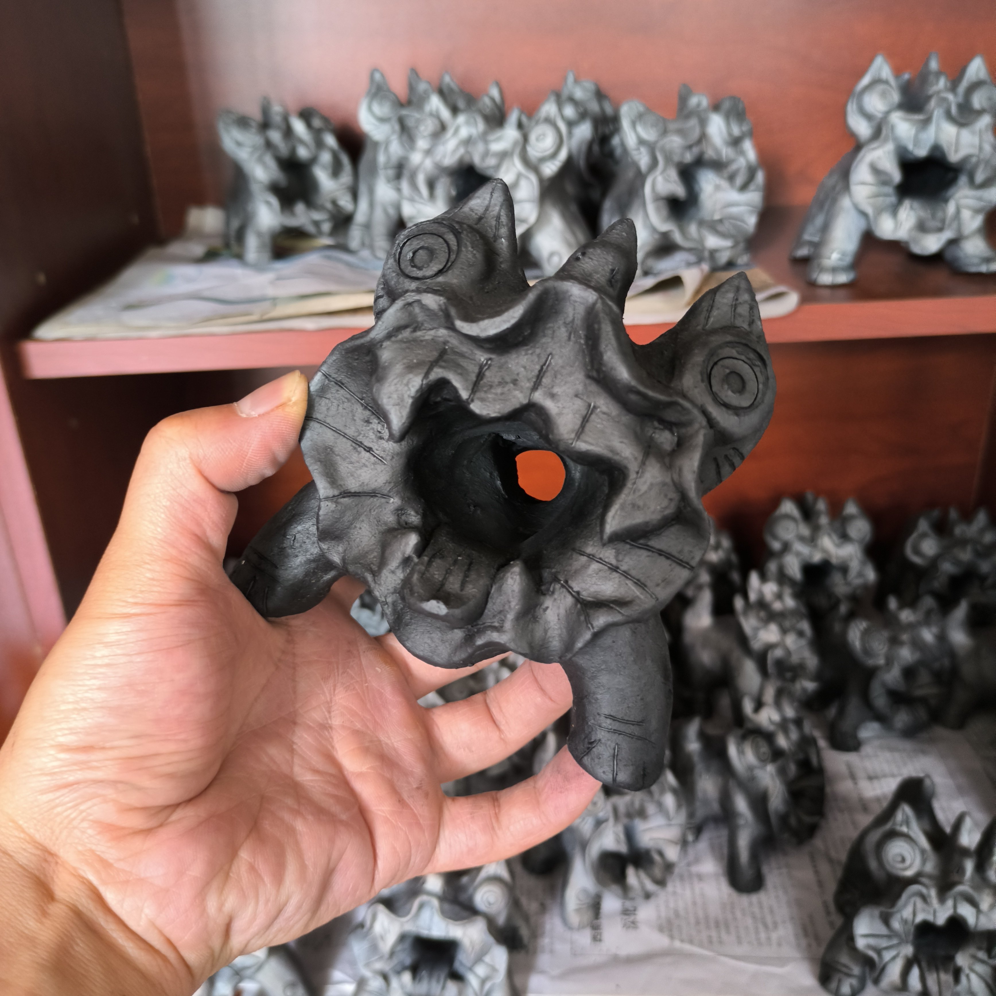 瓦猫云南大理丽江非遗纯手工原创陶瓷猫咪小摆件送人伴手礼物礼品