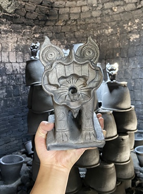 纯手工云南瓦猫陶中式