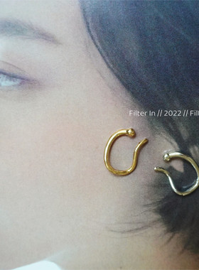 (清仓）F.I / 日单 日系金属质感 简约百搭 耳骨夹