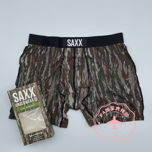 清M码SAXX男士ULTRA柔软RTO中腰平角内裤宽松速干爽抗菌透气代购