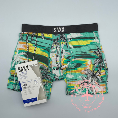 SAXX男士ULTRA柔软NGB平角内裤中腰宽松速干爽抗菌透气加拿大代购