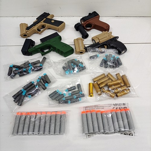 悍迪格洛克沙鹰抛壳软弹枪玩具海绵子弹补充包男孩吸盘软子弹配件