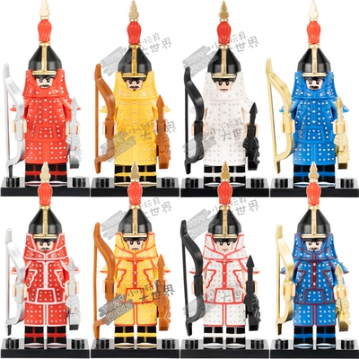 清朝八旗士兵第三方积木人仔