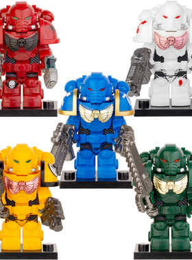 国产原创星际战士40K仲裁者PSM第三方拼装积木人仔玩具MY601-605