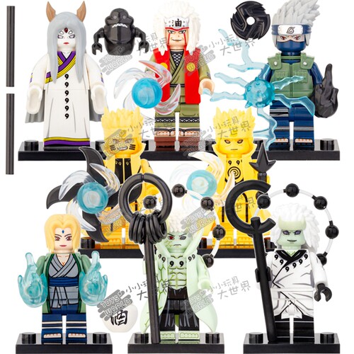 原创火影辉夜六道斑带土鸣人人仔