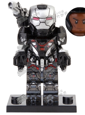 超级英雄WM791黑色战争机器第三方MOC拼装积木人仔玩具