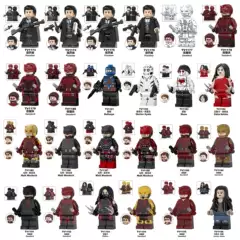 Suitable for Lego Daredevil Elektra Daredevil Punisher Third-Party Assembled Building Block Minifigure Toy Tv6221