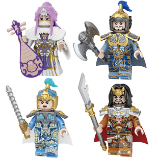 适用乐高三国志华雄潘凤蔡文姬文鸳第三方拼装 积木人仔玩具20381