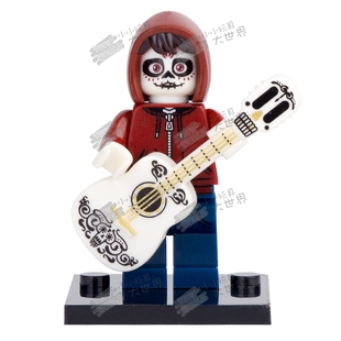 积木人仔寻梦环游记COCO米格尔电影第三方拼装玩具科睿