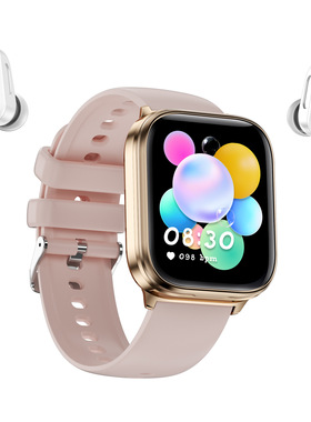 x9蓝牙耳机通话智能手表二合一TWS耳机心率血氧运动FlowFit