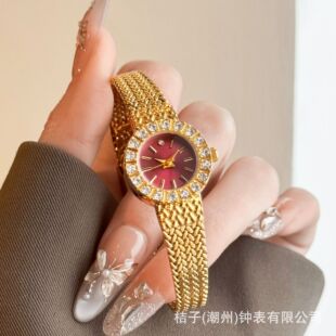 BS2026正流行女士手表中古风复古轻奢麦穗小金表小众气质女款腕表