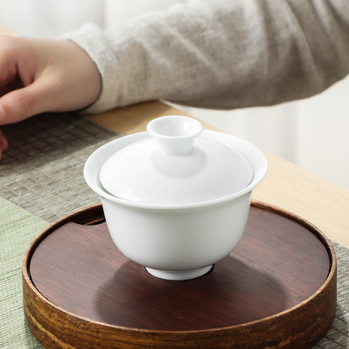 三才盖碗公司LOGO礼品定制