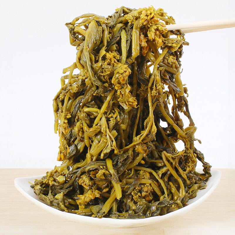 油菜苔安徽特产咸菜苔马鞍山芜湖当涂油菜苔周庄酸油菜苔腌菜苔咸