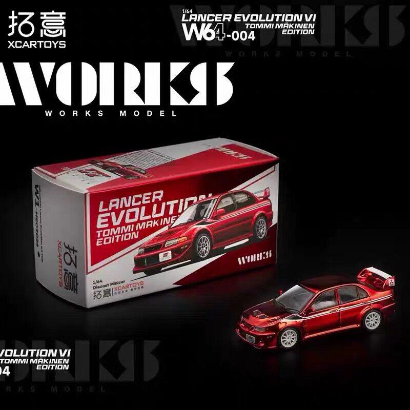 拓意1/64 展会限定三菱Lancer Evolution VI拓意合金收藏车模型