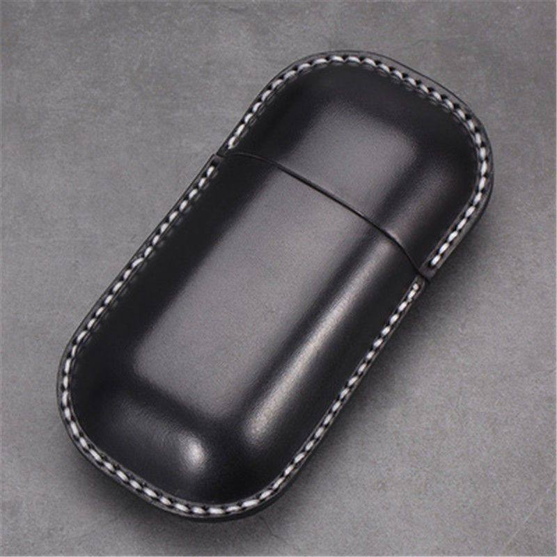 真皮眼镜盒植鞣牛皮复古抗压男女近视镜太阳镜墨镜收纳盒硬皮手工