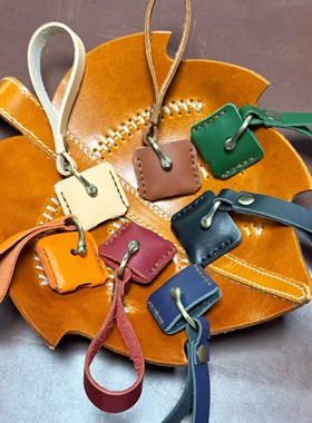 手工牛皮哈雷883 1200钥匙胚硬汉 肌肉 XL 摩托车X48方形小钥匙套