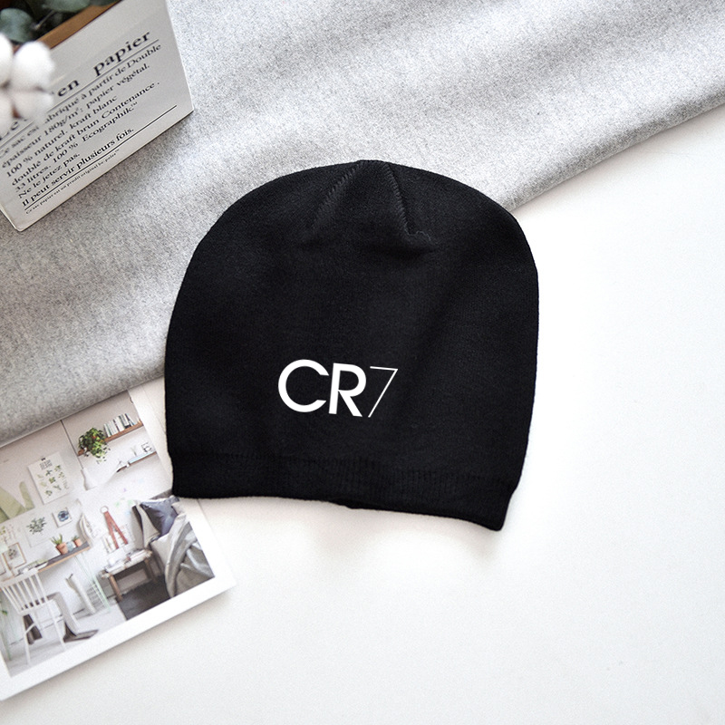 冬季足球用品球迷周边世界杯皇马C罗梅西内马尔针织保暖毛线帽子