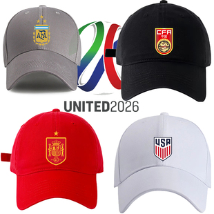 2026世界杯巴西德国西班牙法国荷兰足球迷遮阳棒球帽子周边国家队
