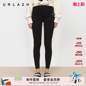 加绒绣花小暖炉打底裤 商场同款 高腰修身 新款 女 URLAZH有兰2025冬季