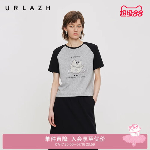 urlazh/有兰趣味猫咪休闲T恤