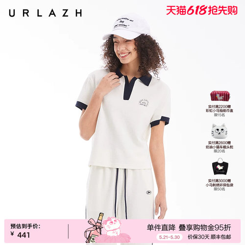 urlazh/有兰时尚polo短袖上衣