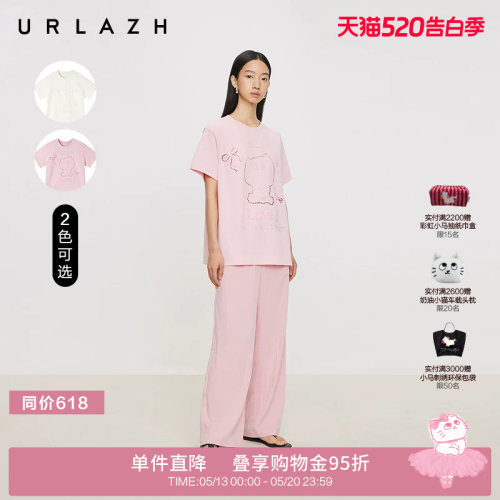 urlazh/有兰猫咪休闲短袖T恤